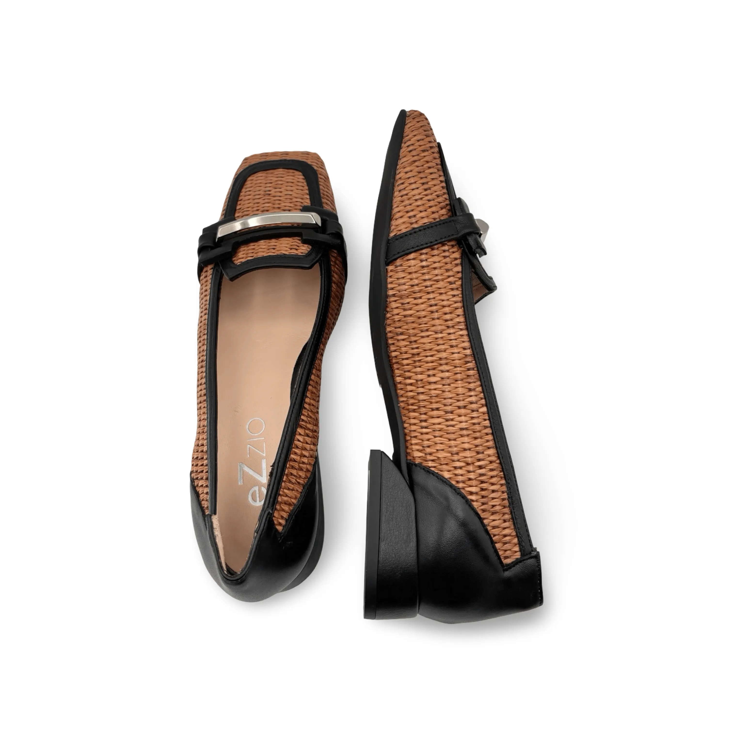 12224 Natural Woven Loafer