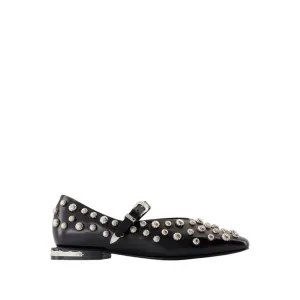 Aj1374 Ballerinas - Leather - Black