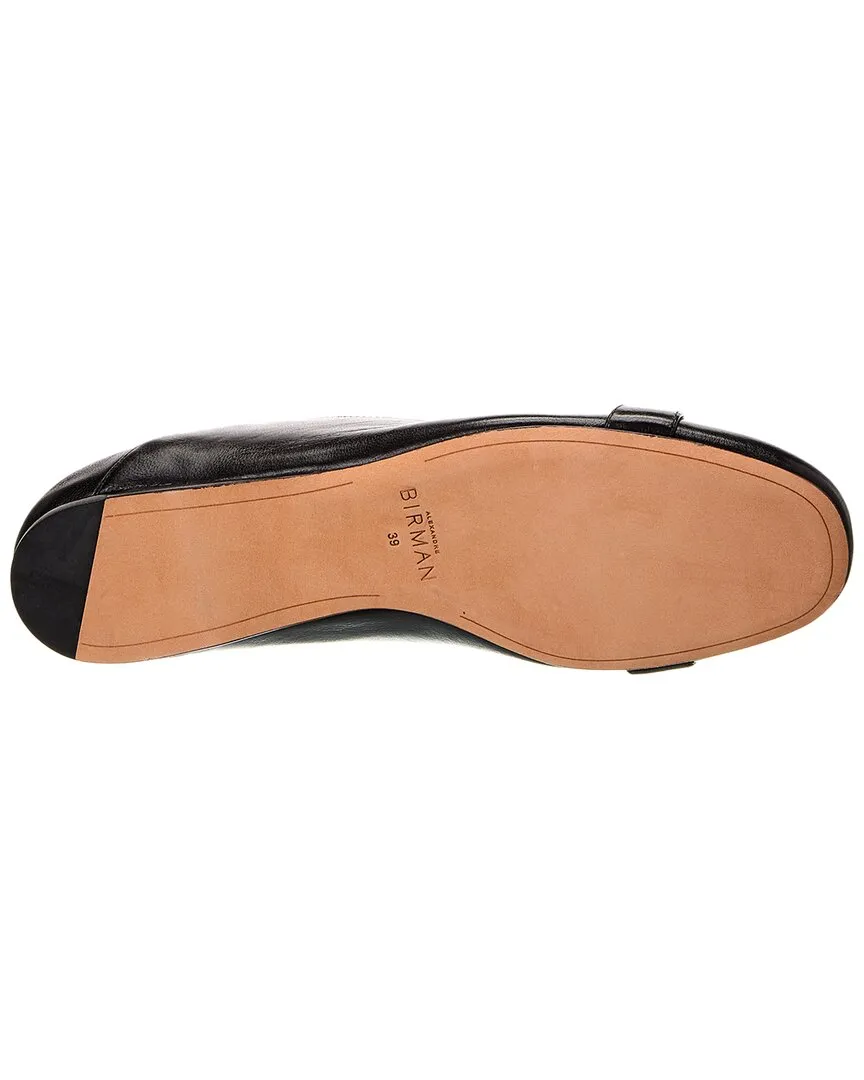 Alexandre Birman Clarita Collapsible Leather Flat