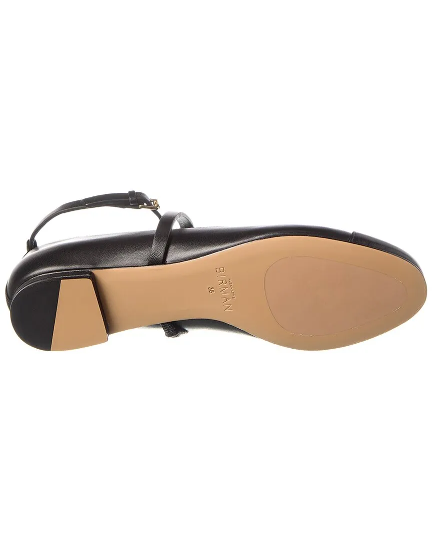 Alexandre Birman Slim Clarita Leather Ballet Flat