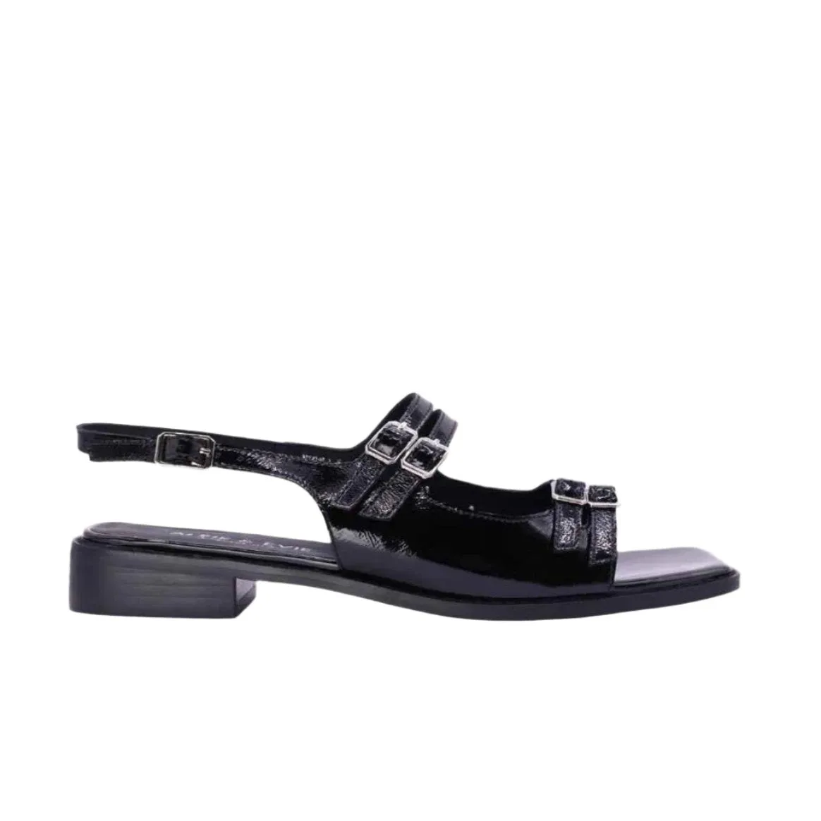 Alfie & Evie Nicola Black Patent