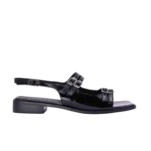 Alfie & Evie Nicola Black Patent