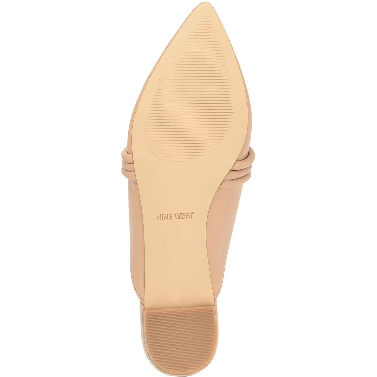Aliby 3 Womens Faux Leather Pointed Toe Mules