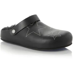Alter Sporty Womens Faux Fur Lined Faux Leather Clogs