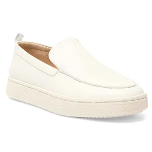 Angus Loafer in White Leather