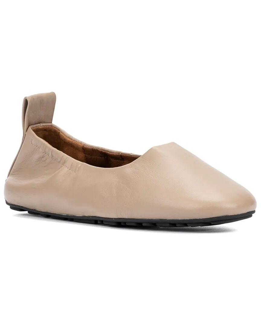 Aquatalia Quortney Weatherproof Leather Flat
