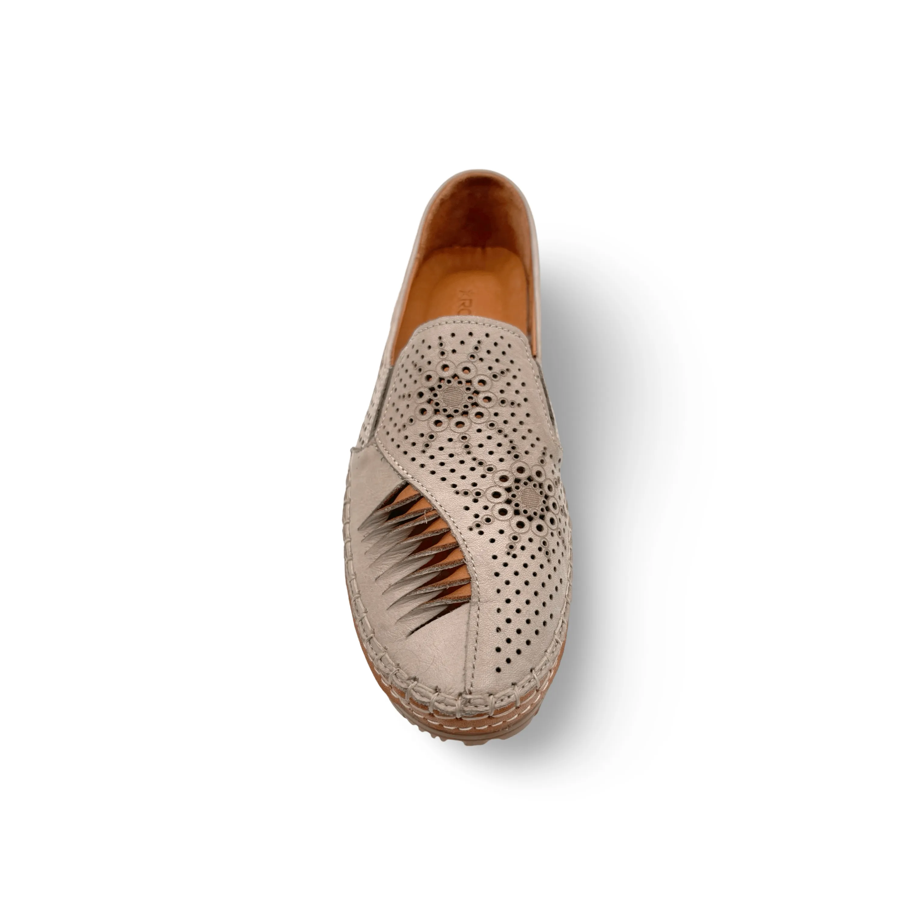 Atzi Mink Leather Flat