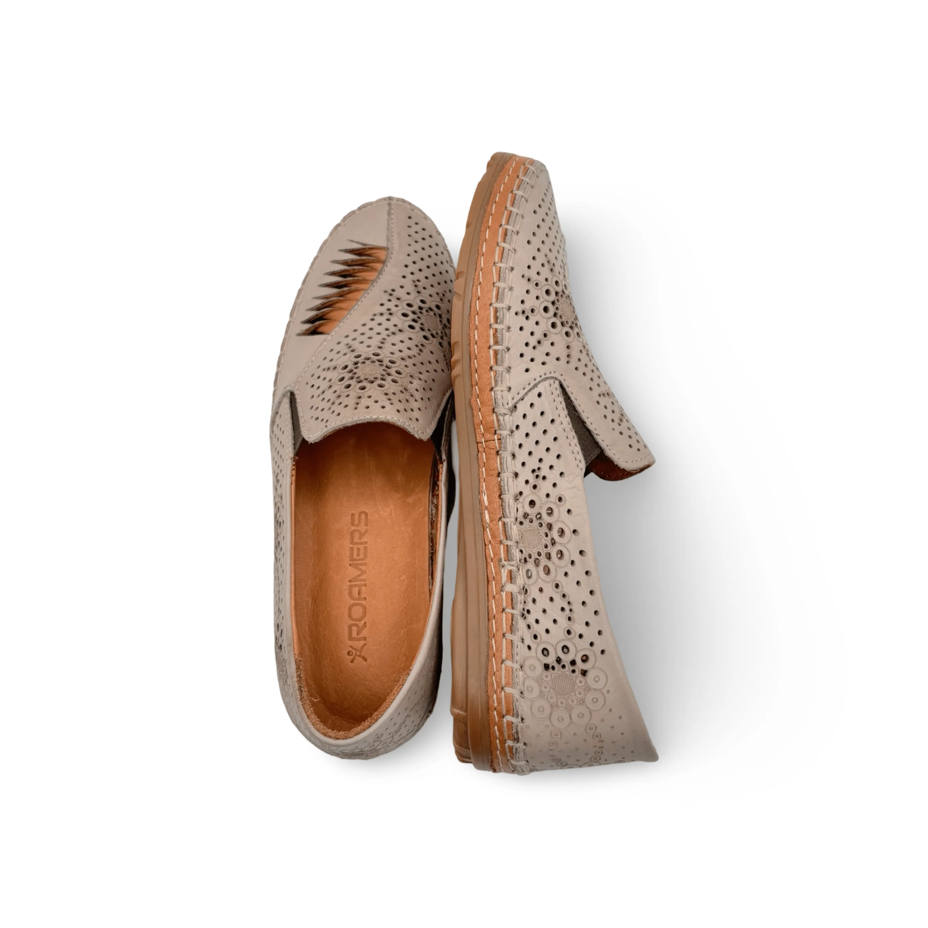 Atzi Mink Leather Flat