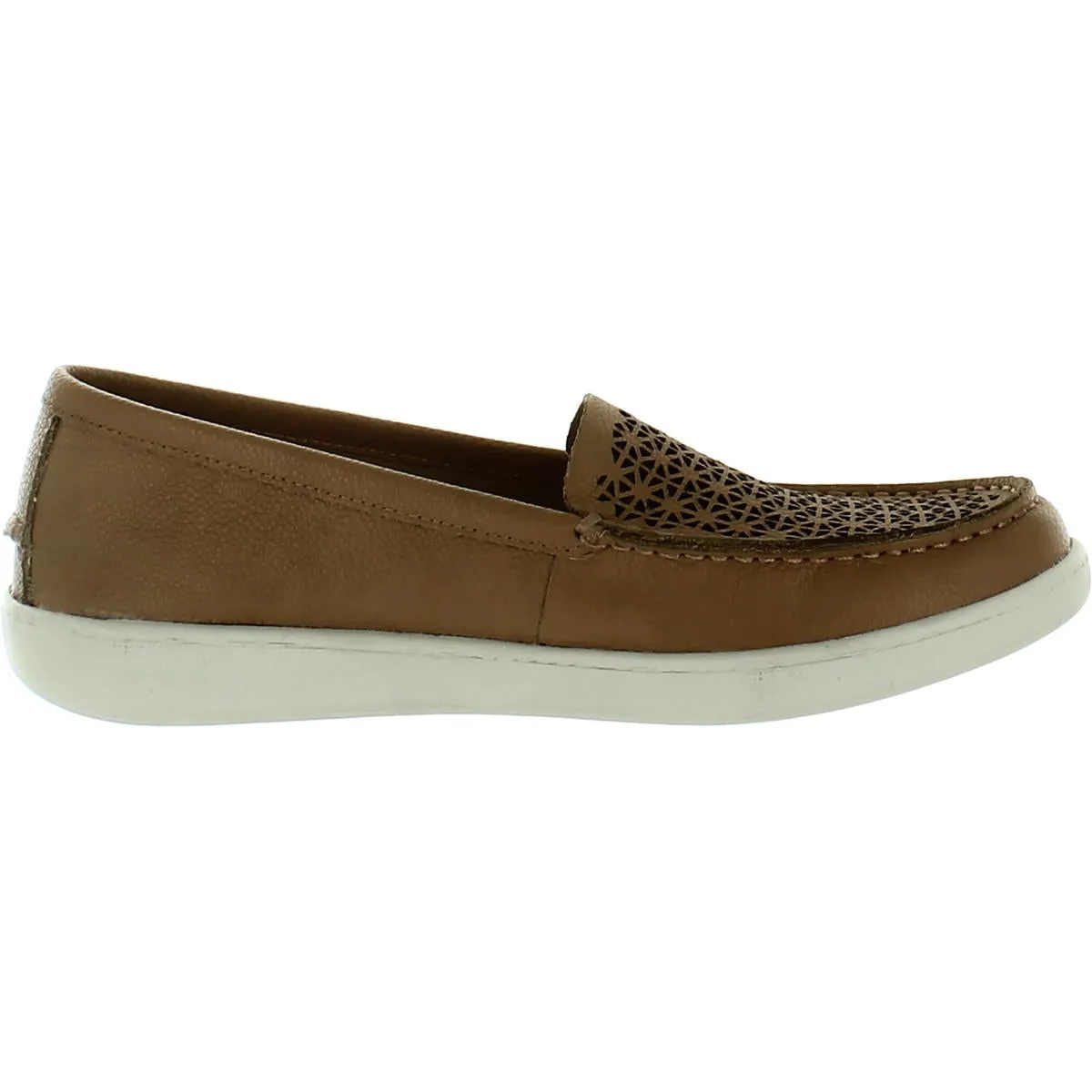 Audrey Womens Pull-on Leather Moccasins
