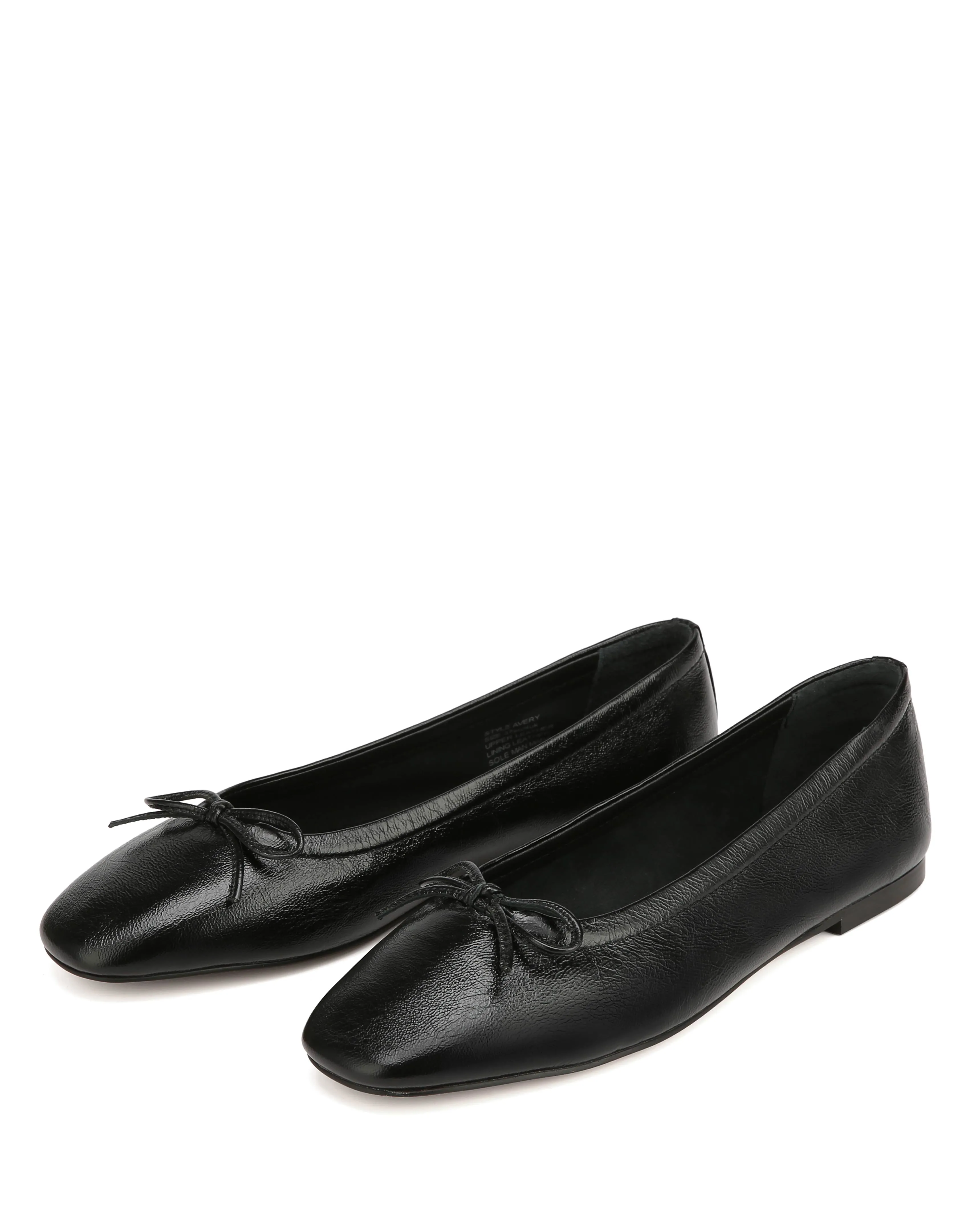 Avery Black Crinkle Patent