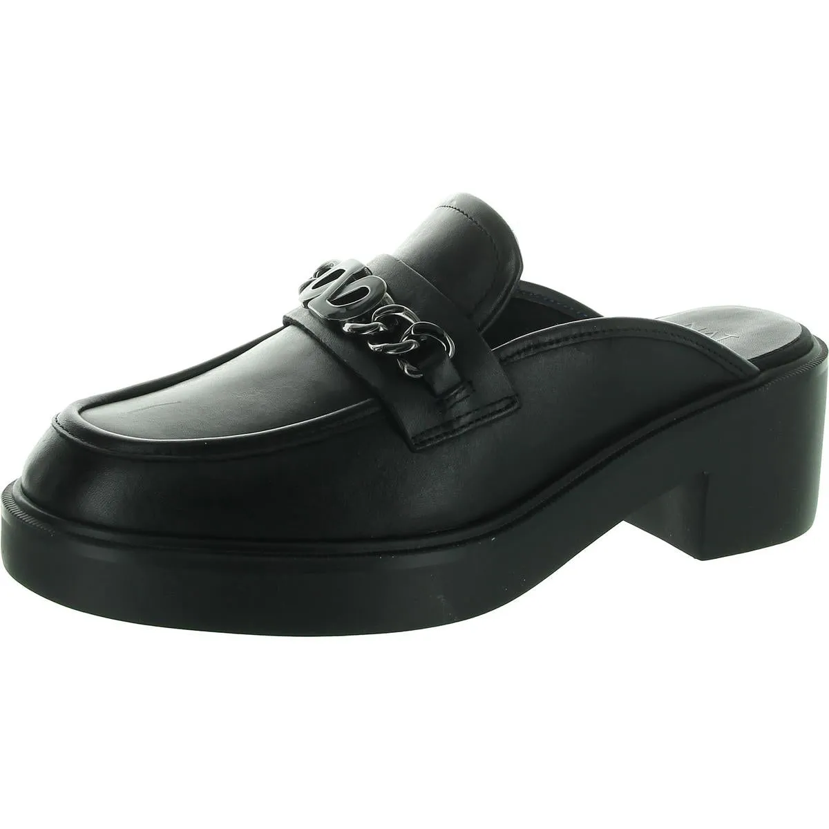 Ayden Womens Chain Leather Mules