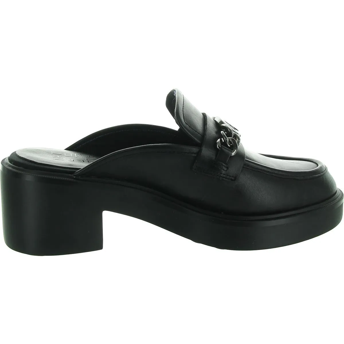 Ayden Womens Chain Leather Mules