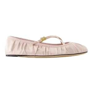 Ballerinas - Dolce&Gabbana - Satin - Neutral