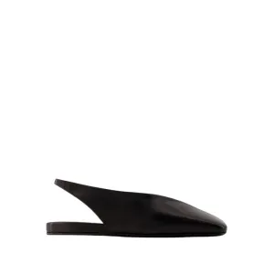 Ballet Sandals - Leather - Black
