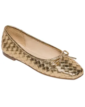 Bernardo Gwynn Woven Leather Flat
