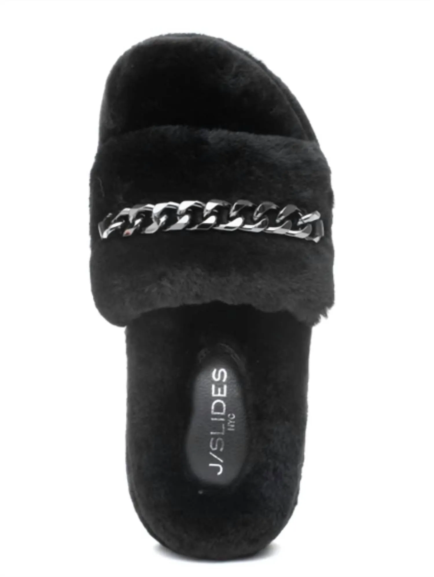 Billie Shearling Slippers In Black