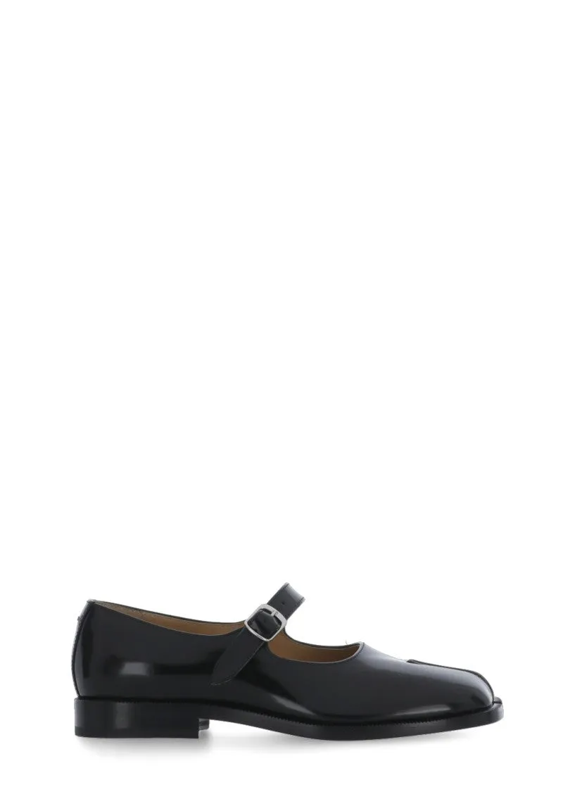 Black Tabi Mary-Jane Shoes