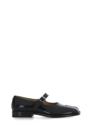 Black Tabi Mary-Jane Shoes
