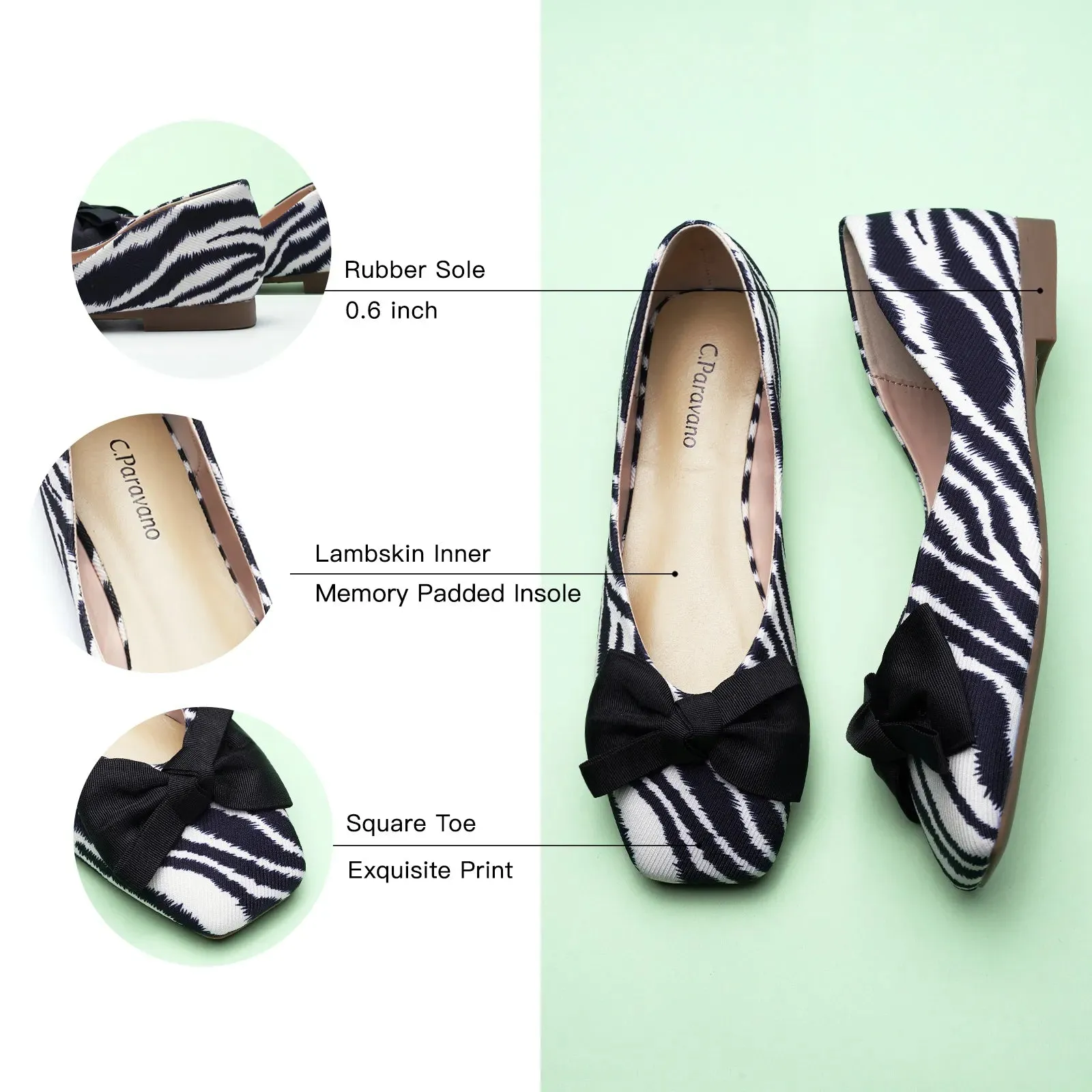 Bow Ballerina Flats (Eva)