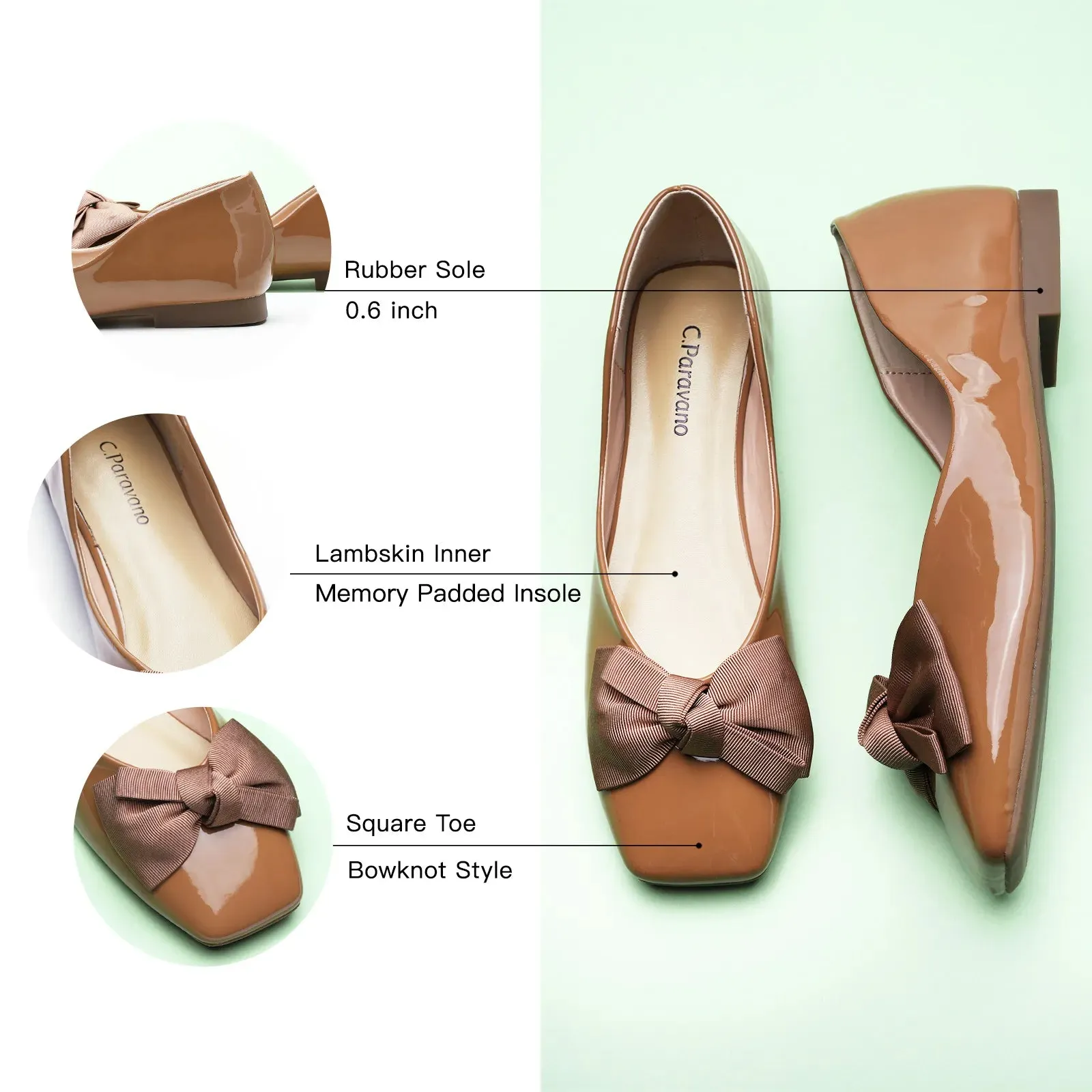 Bow Ballerina Flats (Eva)