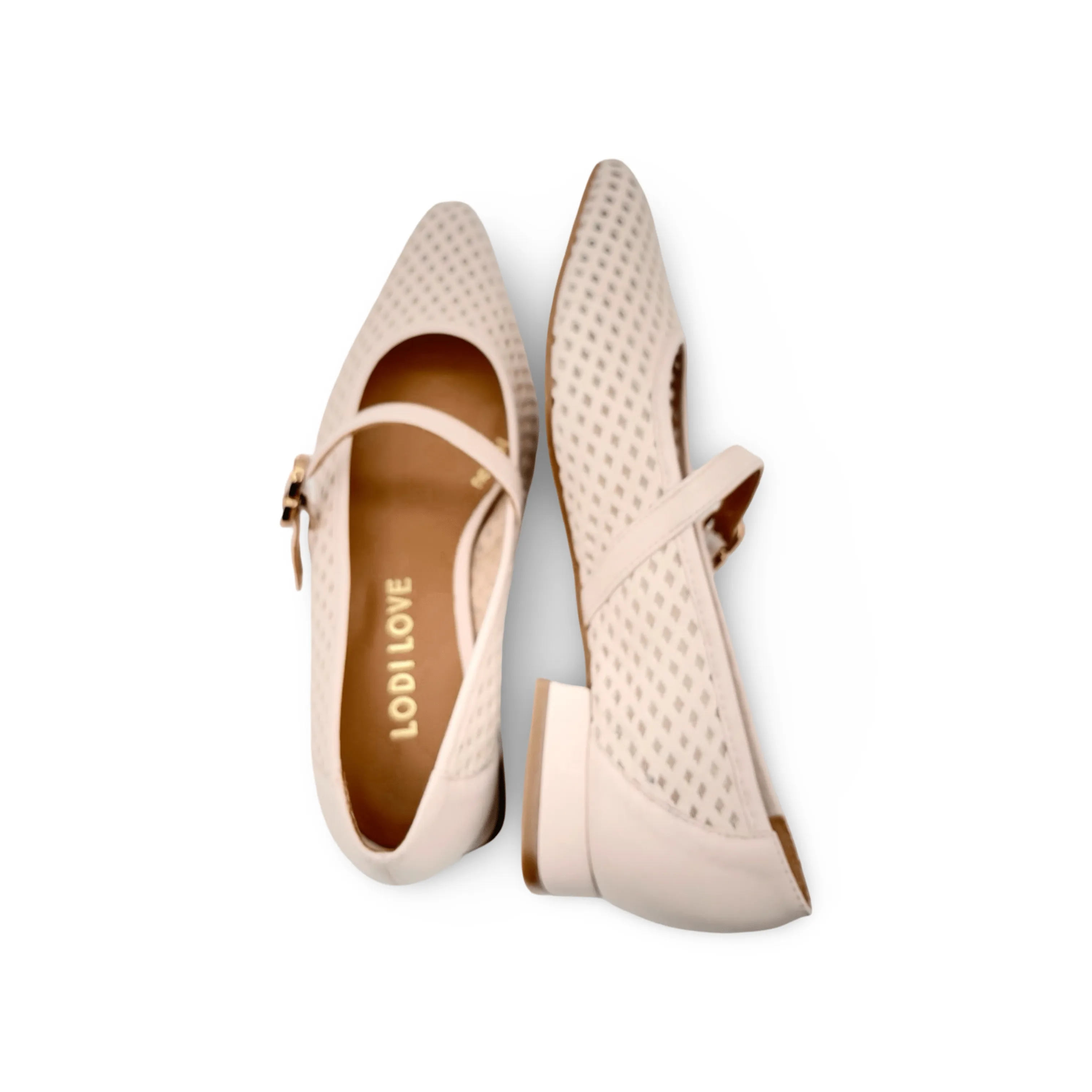 BRO5259 Nude Mary Jane Flat