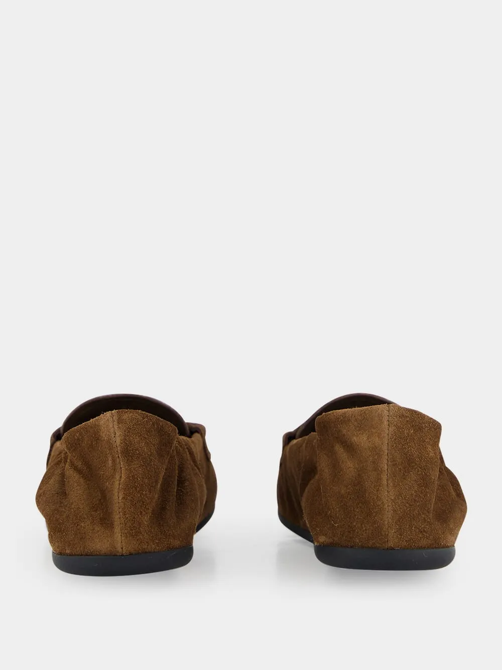 Brown Suede Loafers