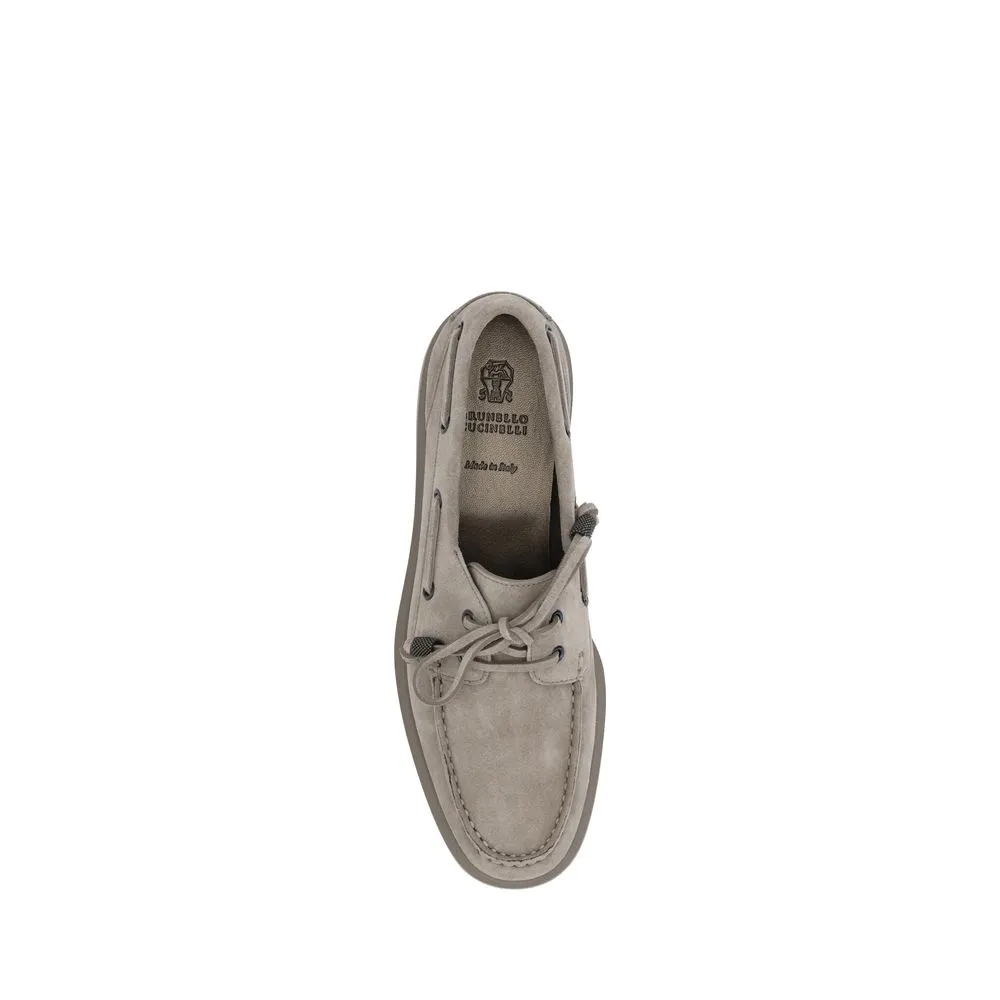 Brunello Cucinelli Suede Women's Loafers