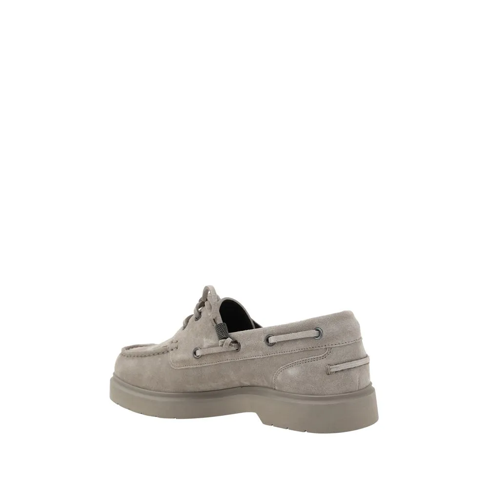Brunello Cucinelli Suede Women's Loafers