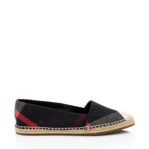 Burberry Check Hodgeson Espadrilles