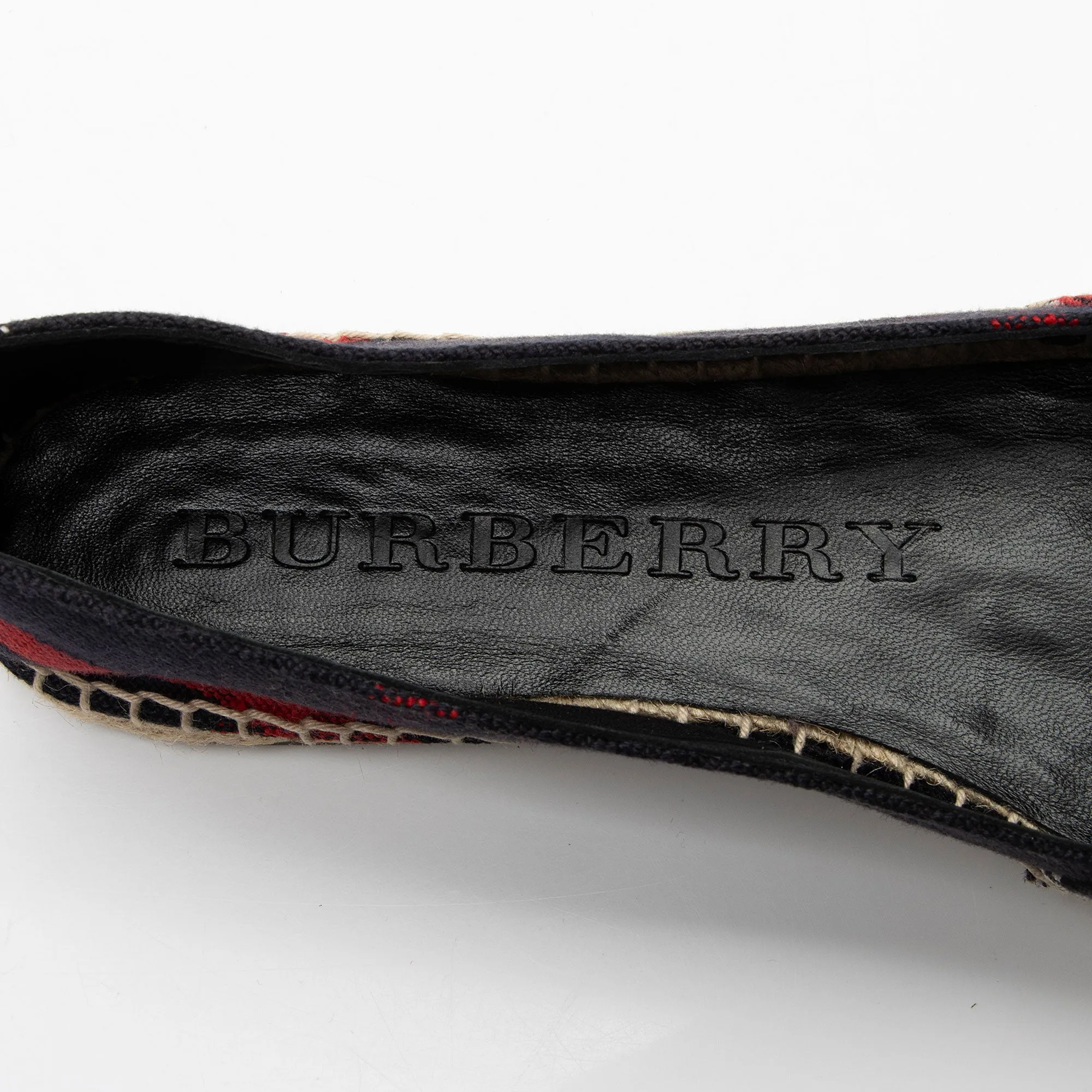 Burberry Check Hodgeson Espadrilles