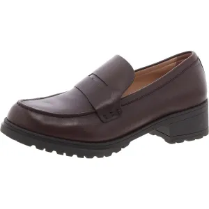 Camea Womens Leather Slip-On Loafers