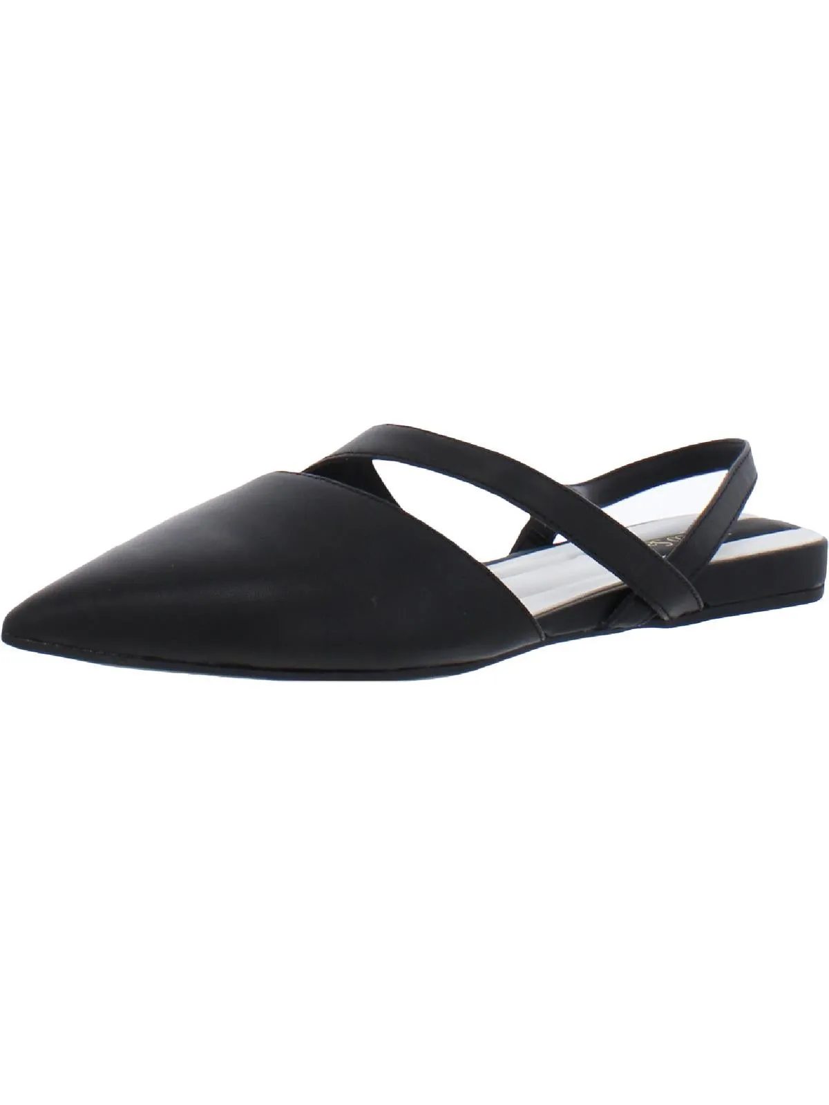 Canary Womens Leather Slip On D'Orsay