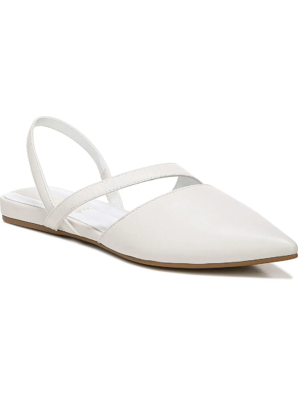 Canary Womens Leather Slip On D'Orsay