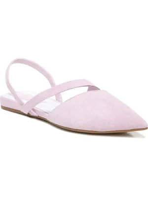 Canary Womens Leather Slip On D'Orsay