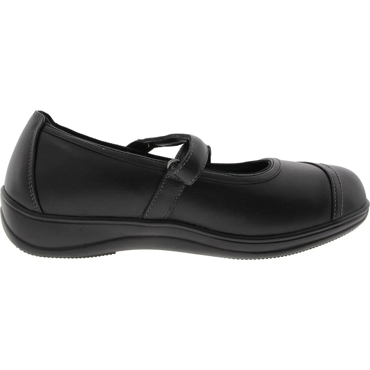 Celina Womens Padded Insole Leather Mary Janes