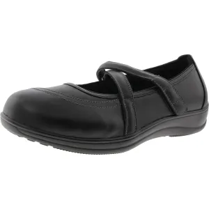 Celina Womens Padded Insole Leather Mary Janes
