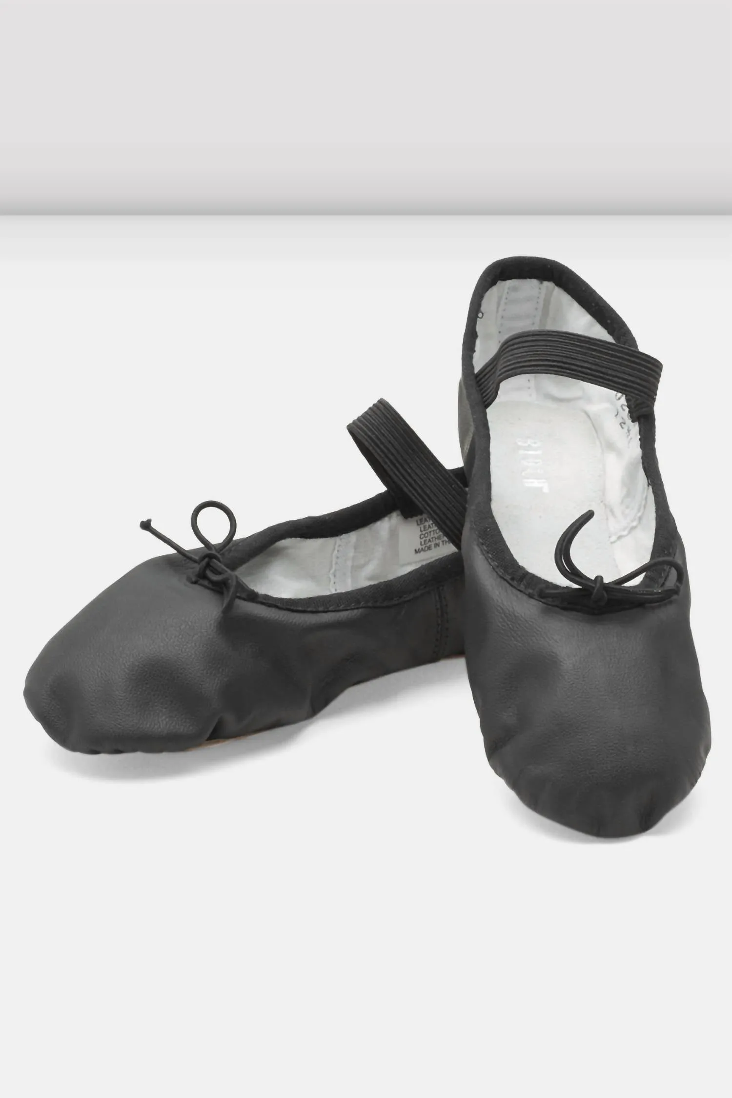 Child Dansoft Leather Ballet Shoe In Black