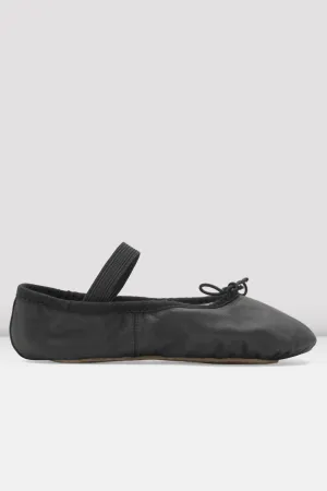 Child Dansoft Leather Ballet Shoe In Black