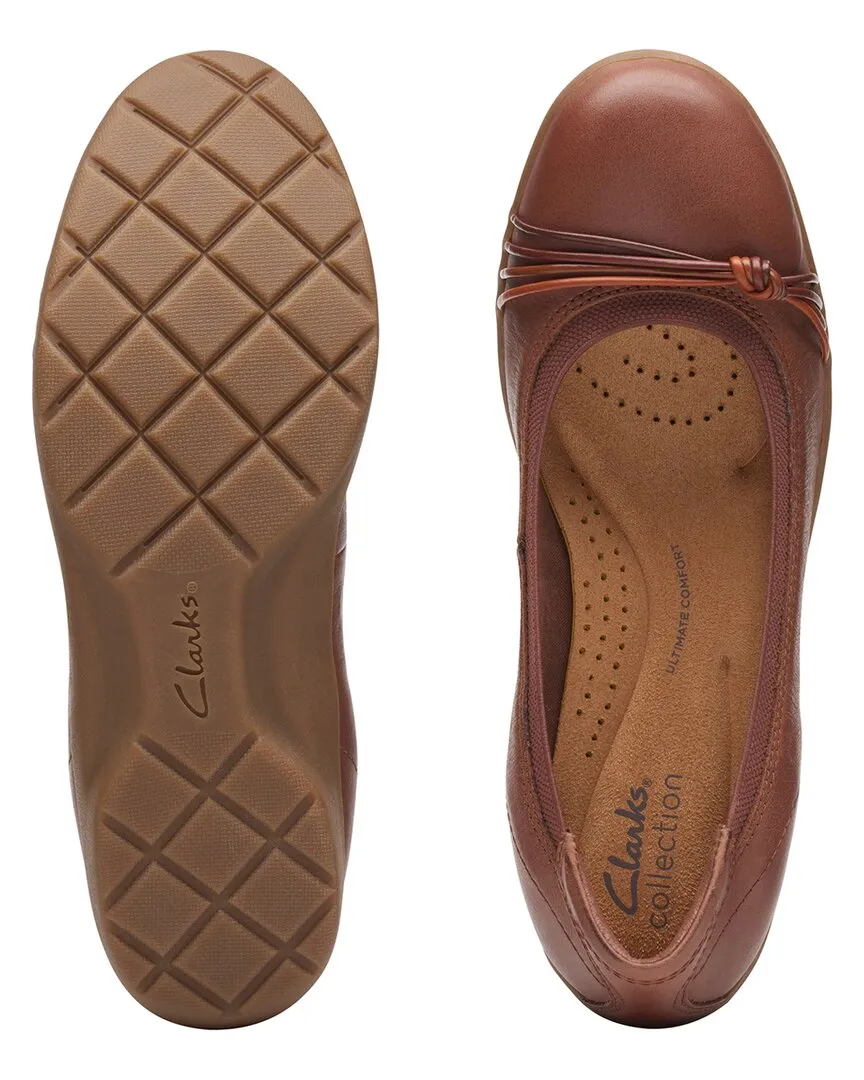 Clarks Meadow Rae Leather Flat