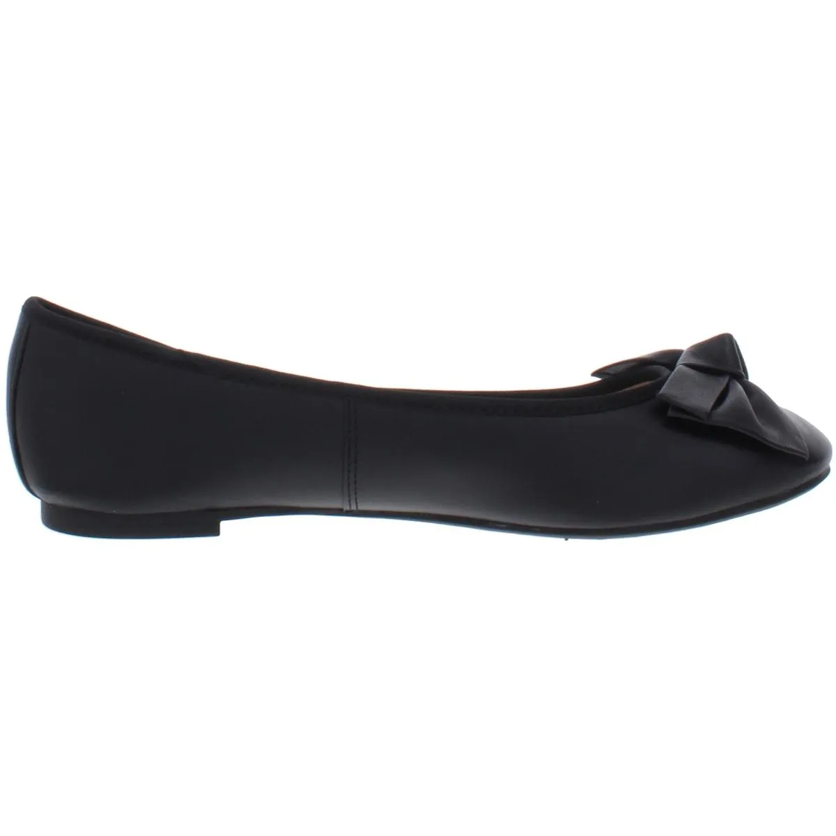 Connie Womens Bow Slip On Ballet Flats