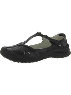 Creek Womens Leather Slip On Mary Janes