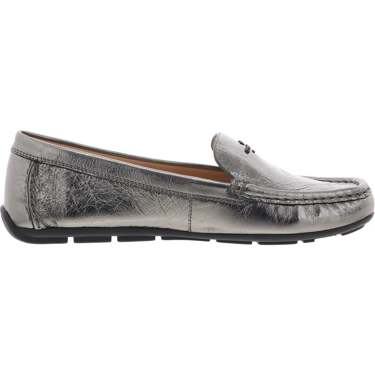 CX876 Womens Logo Leather Loafers