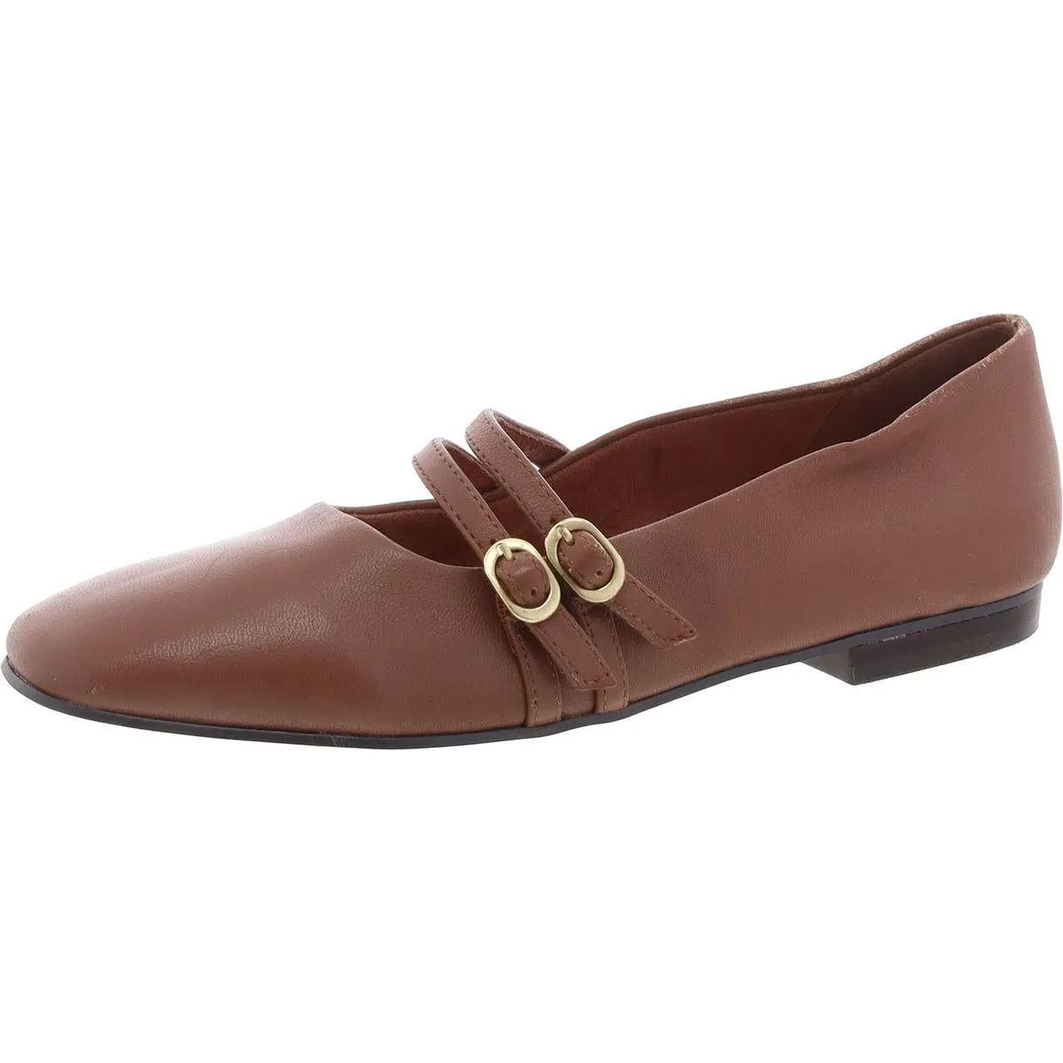 Davenport Womens Leather Square Toe Mary Janes