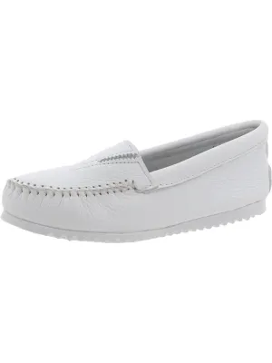 Deerskin Gore Front Womens Leather Flat Moccasins