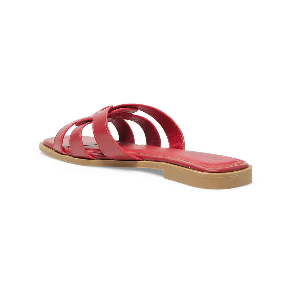 Demi Slide in Red Smooth