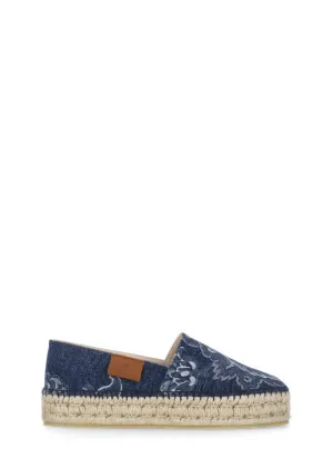 Denim Jacquard Espadrillas