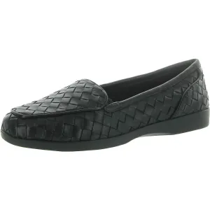 Devitt 19 Womens Leather Slip-On Ballet Flats