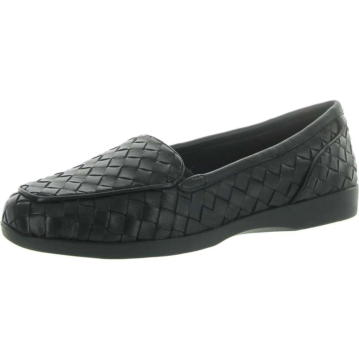 Devitt 19 Womens Leather Slip-On Ballet Flats