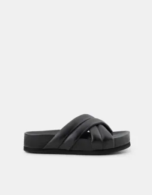 DOF Studios Camilla Slide Black - LAST PAIR size 38