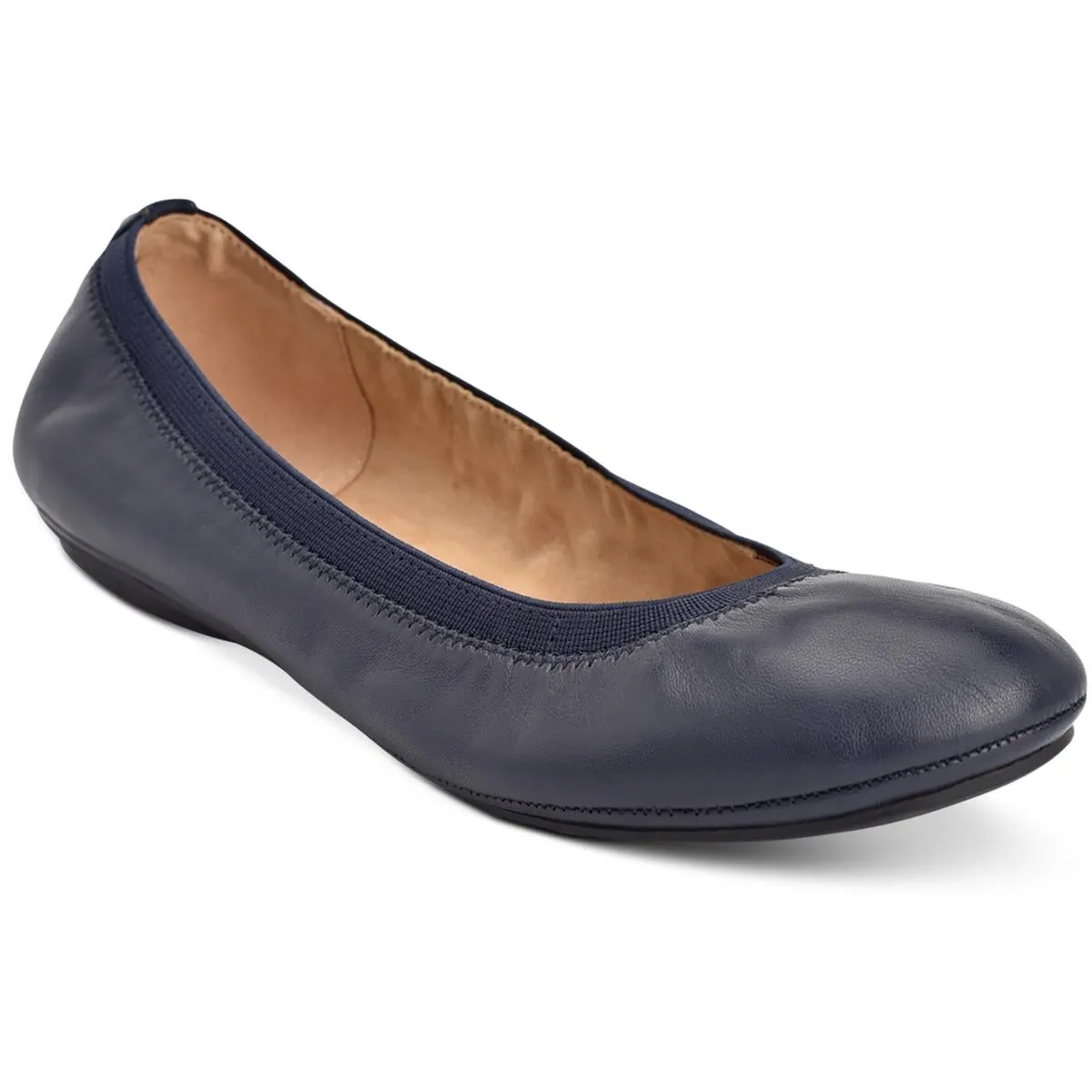 Edition  Womens Slip On Cushion Insole Ballet Flats